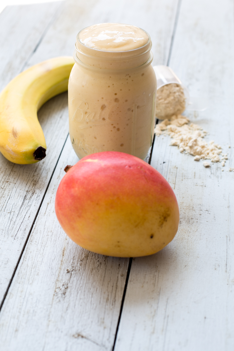 Tropical protein smoothie