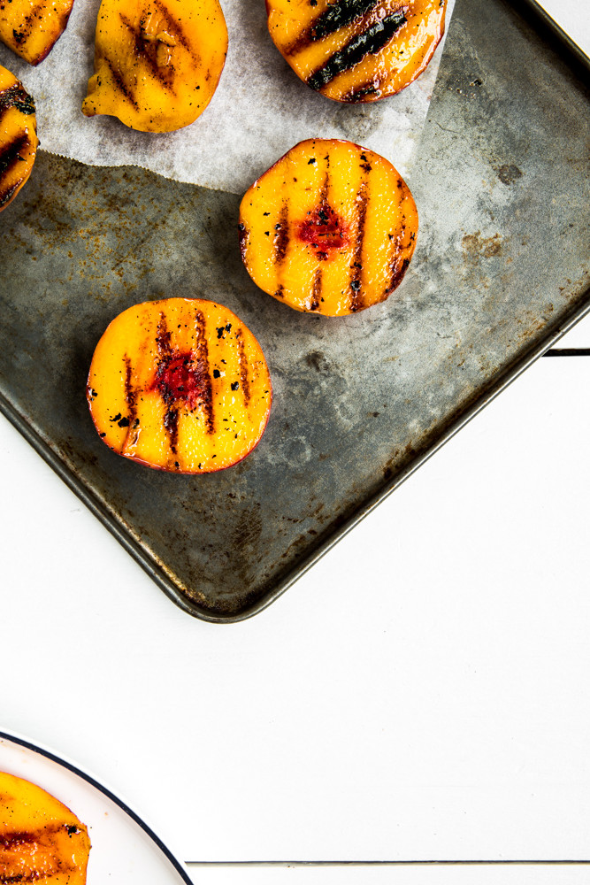 Chargrilled Peaches | Nadia Felsch