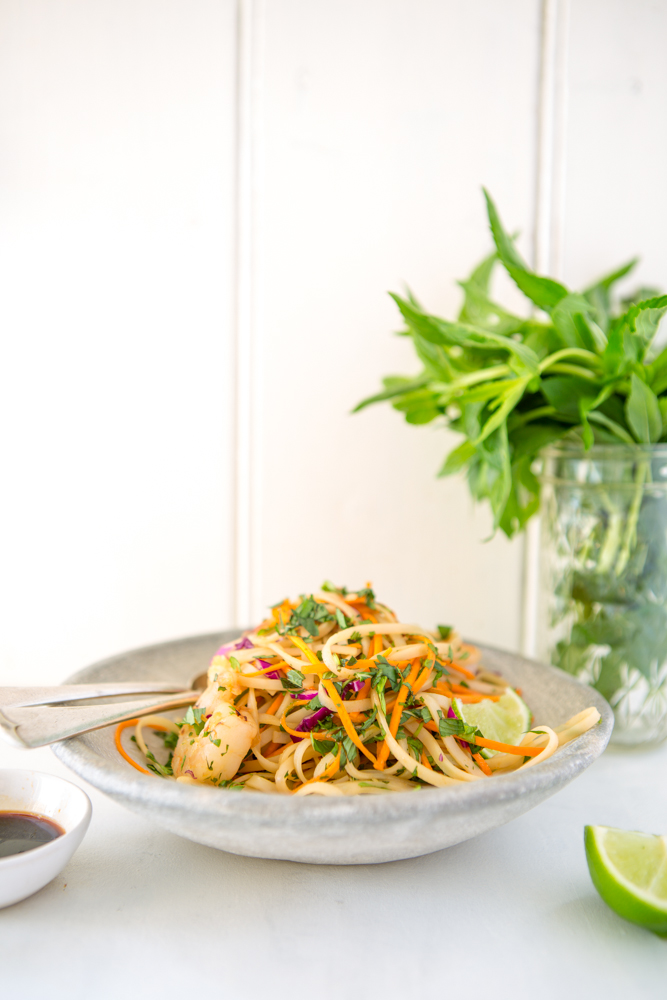 Prawn & Rice Noodle salad | Nadia Felsch