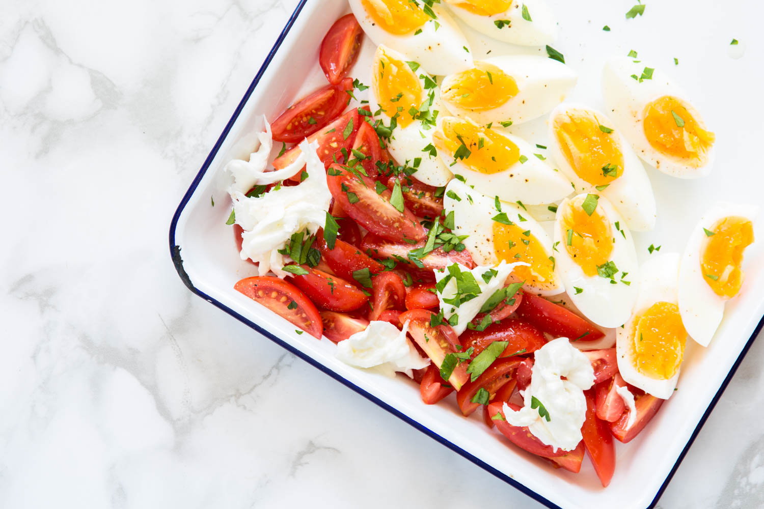 egg and tomato salad | Nadia Felsch