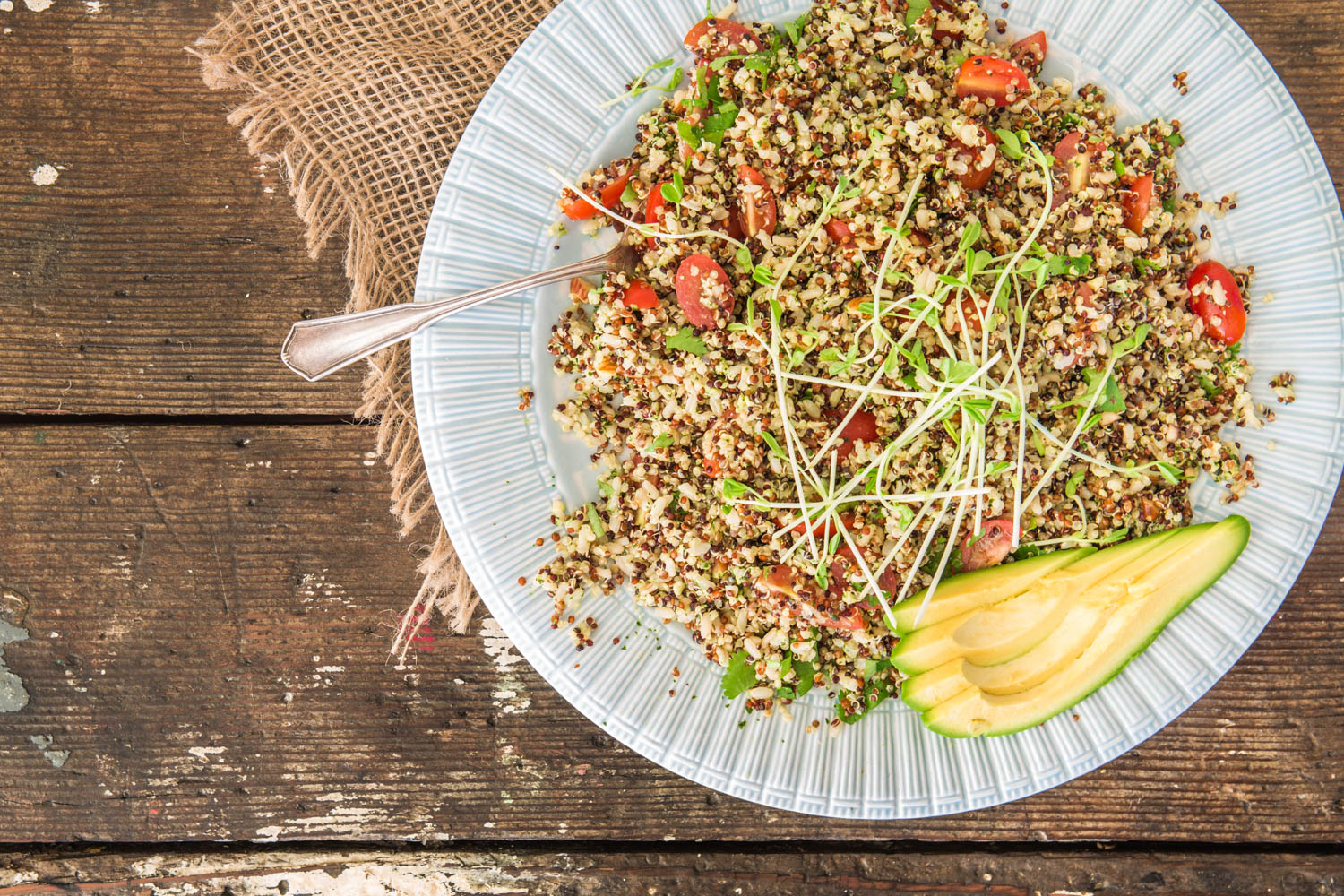 Brown Rice & Quinoa salad | Nadia Felsch