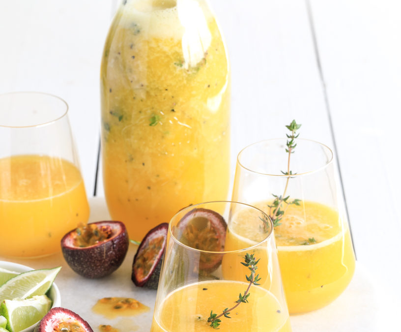 Mango, Passionfruit, Lime & Thyme Spritzer
